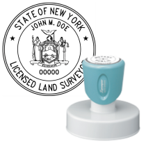 Pre-Inked New York Licensed Land Surveyor Xstamper