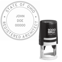 Self-Inking Ohio Registered Architect R-40