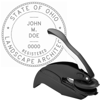 Ohio Registered Landscape Architect Embosser