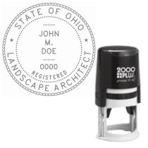 ​Self-Inking Ohio Registered Landscape Architect R-40