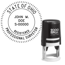 ​Self-Inking Ohio Registered Professional Surveyor R-40
