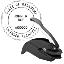 Oklahoma Licensed Architect Embosser