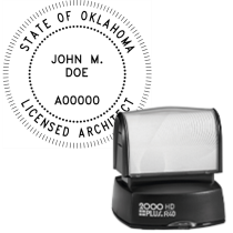 Pre-Inked Oklahoma Licensed Architect R-40