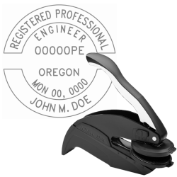 Oregon Registered Professional Engineer Embosser