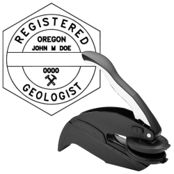 Oregon Registered Geologist Embosser