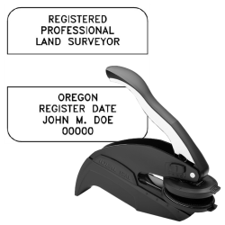 Oregon Registered Professional Land Surveyor Embosser