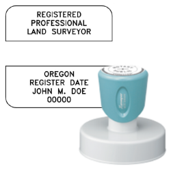 Pre-Inked Oregon Registered Professional Land Surveyor Xstamper