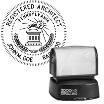 ​Pre-Inked Pennsylvania Registered Architect R-40