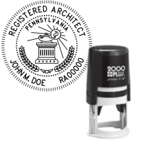 ​Self-Inking Pennsylvania Registered Architect R-40