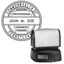 ​Pre-Inked Pennsylvania Registered Professional Engineer R-40