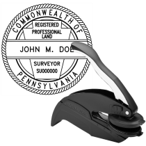 Pennsylvania Registered Professional Land Survey Embosser