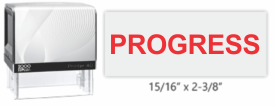 Get the PROGRESS Stamp Printer 40 in red from CalStamp! Perfect for efficient stamping. Order now and streamline your workflow with this reliable tool!