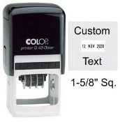 Get the Colop Printer Q 43 Self-Inking Dater Stamp (1-5/8" x 1-5/8") from CalStamp. Perfect for efficient date marking. Order now for fast shipping!