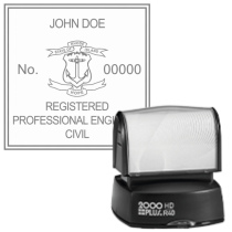 Pre-Inked Rhode Island Registered Professional Engineer R-40