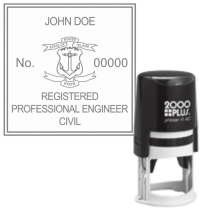 ​Self-Inking Rhode Island Registered Professional Engineer R-40