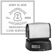 RISURVHD - Pre-Inked Rhode Island
Prof. Land Surveyor R-40