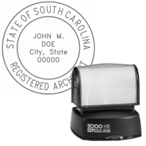 Pre-Inked South Carolina Registered Architect R-40