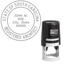 ​Self-Inking South Carolina Registered Architect R-40