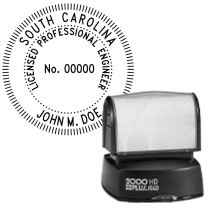 Pre-Inked South Carolina Licensed Professional Engineer R-40