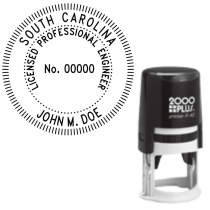 Self-Inking South Carolina Licensed Professional Engineer R-40