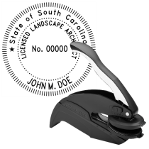 South Carolina Licensed Landscape Architect Embosser