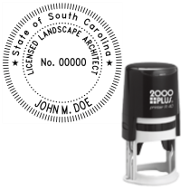 Self-Inking South Carolina Licensed Landscape Architect R-40