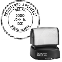 Pre-Inked South Dakota Registered Architect R-40