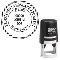 ​Self-Inking South Dakota Registered Landscape Architect R-40
