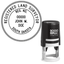 ​Self-Inking South Dakota Registered Land Surveyor R-40