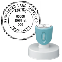 Pre-Inked South Dakota Registered Land Surveyor Xstamper