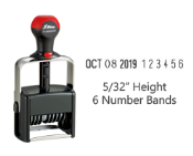 6406/DN - Shiny 6406/DN Heavy Duty Self-Inking Dater/Numberer