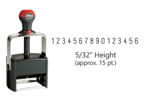 Get the Shiny 6416 Heavy Duty Self-Inking Dater/Numberer with 16 bands from CalStamp. Perfect for all your stamping needs. Order now for fast shipping!