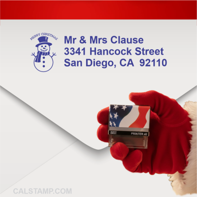 Snowman Self-Inking Address Stamp
Printer 40