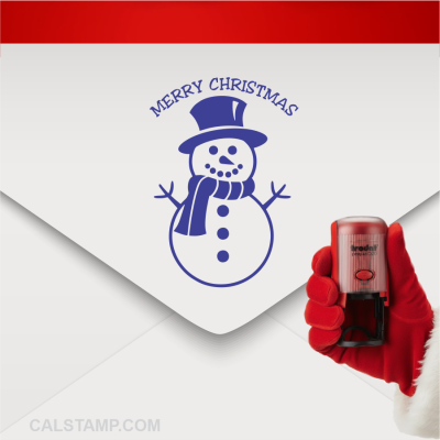 Snowman Self-Inking Round Stamp
Trodat 46025