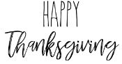 Shop Thanksgiving Day 4 stamps in Black, Blue, Red, Green, and Purple at CalStamp! Perfect for adding festive flair to your holiday cards. Order now!