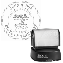 Pre-Inked Tennessee Registered Architect R-40