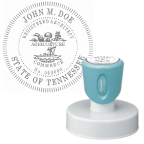 Pre-Inked Tennessee Registered Architect Xstamper