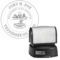 Pre-Inked Tennessee Registered Land Surveyor R-40