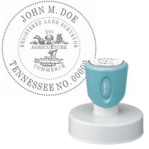 Pre-Inked Tennessee Registered Land Surveyor Xstamper