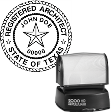 Pre-Inked Texas Registered Architect R-40