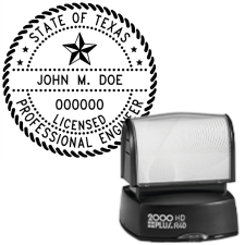 Pre-Inked Texas Licensed Professional Engineer R-40