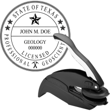 Texas Licensed Professional Geologist Embosser