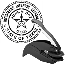 Texas Registered Interior Designer Embosser