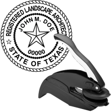 Texas Registered Landscape Architect Embosser