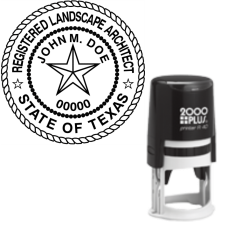 Self-Inking Texas Registered Landscape Architect R-40