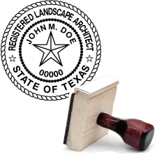 Texas Registered Landscape Architect Embosser