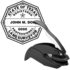 Texas Professional Land Surveyor Embosser