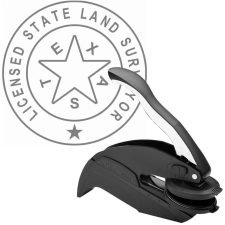 Texas State Land Surveyor Embosser