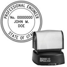 Pre-Inked Utah Professional Engineer R-40