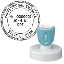 Pre-Inked Utah Professional Engineer X-Stamper